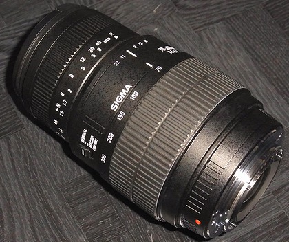 SIGMA 70-300mm F4-5.6 DG MACROを全域マクロに改造する: お父さんの